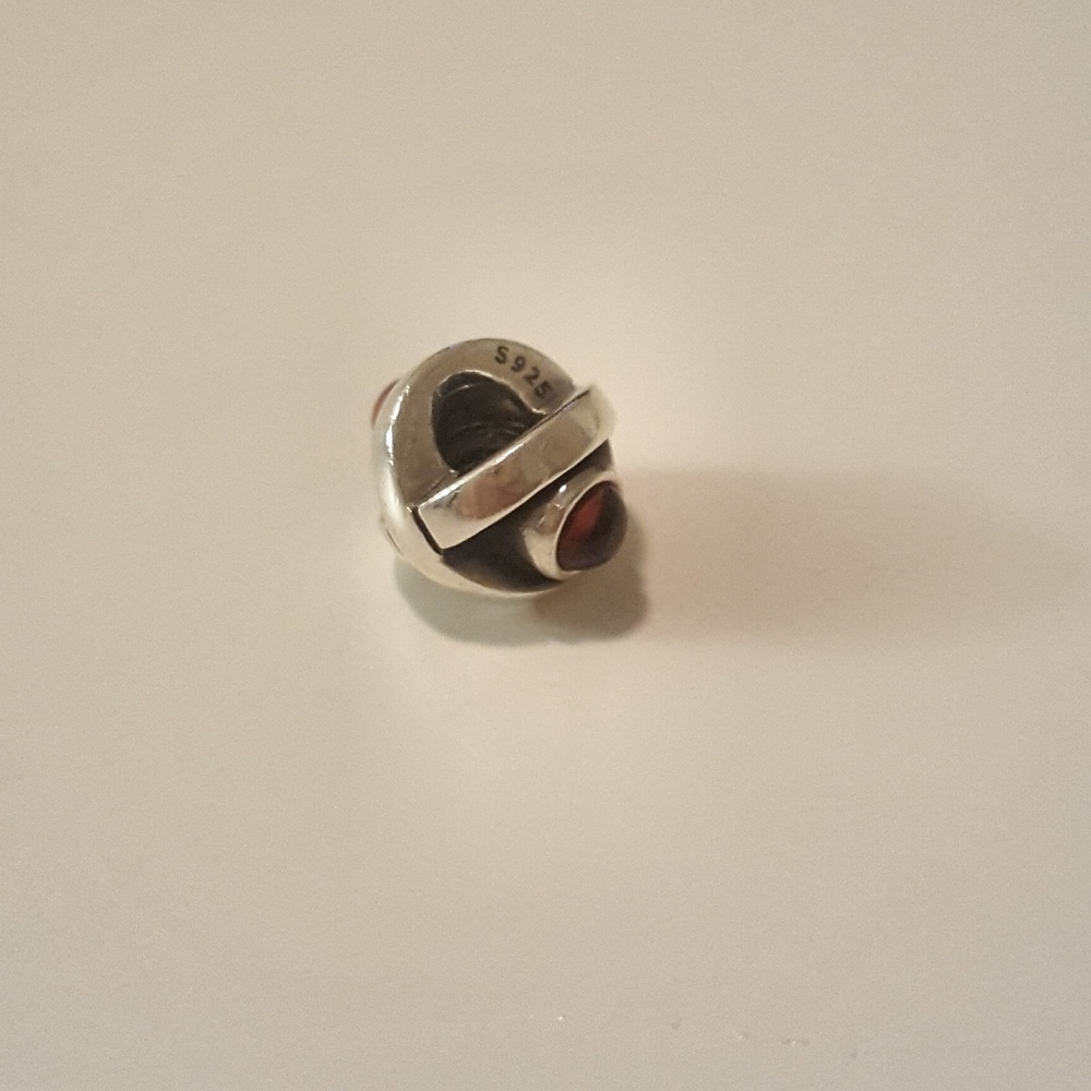 Pandora Charm - Ruby Red Gem